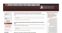 Desktop Screenshot of obderechosocial.org.ar