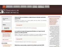 Tablet Screenshot of obderechosocial.org.ar